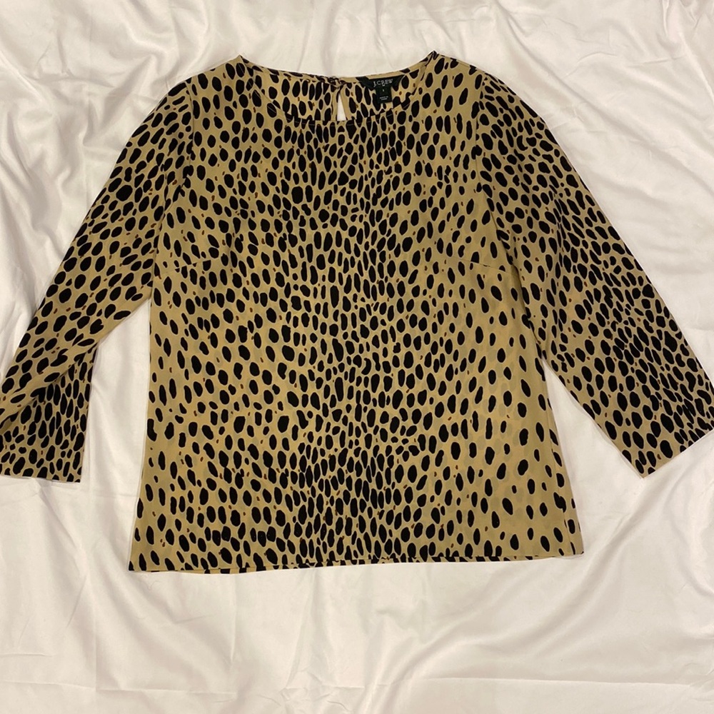 Jcrew size small animal print top
